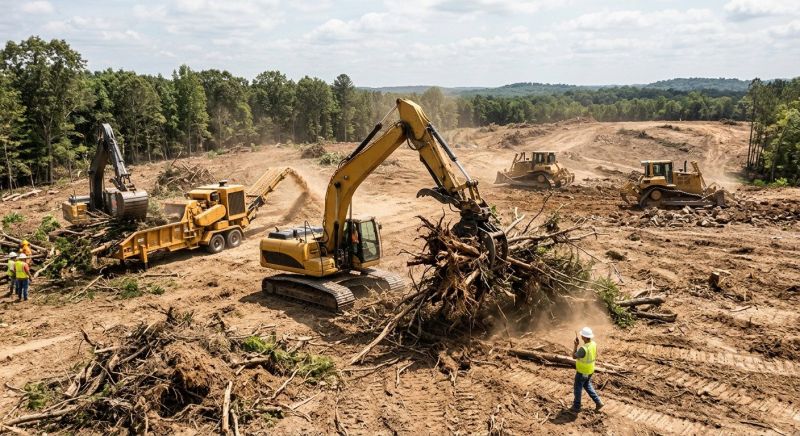 Commercial Land Preparation in Katy, TX