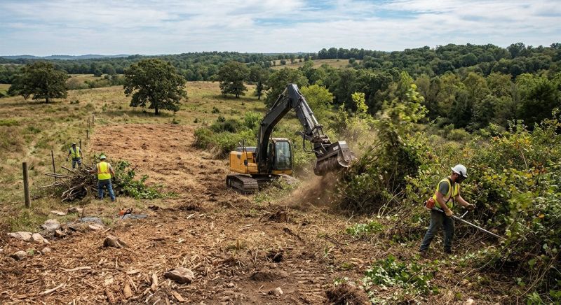 Easement Land Clearing in Houston, TX