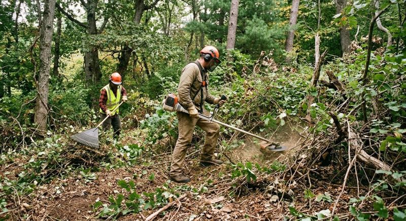 Thicket Clearing in Cumming, GA